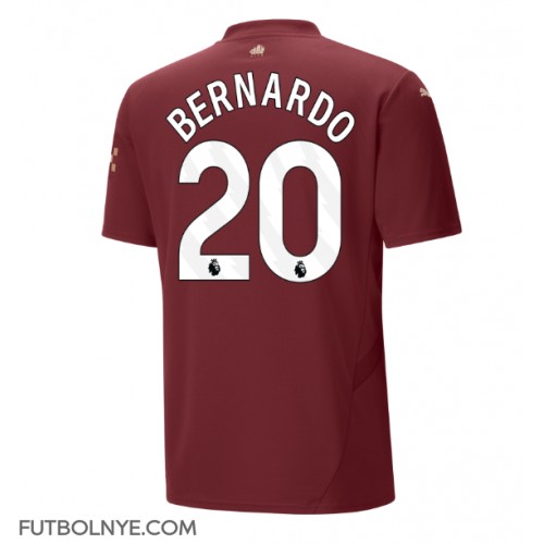 Camiseta Manchester City Bernardo Silva #20 Tercera Equipación 2024-25 manga corta